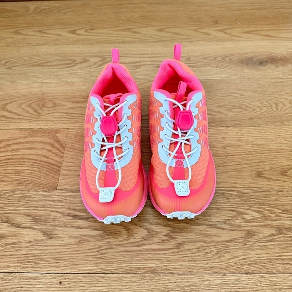 Merrell Kids Agility Peak KDZ Hiking Boot Shoe (Little Kids) in Pink/Orange - Picture 4 of 11